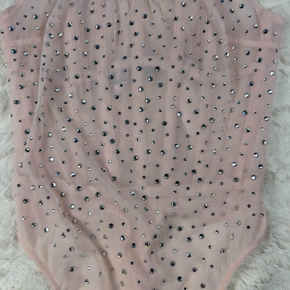 Victoria’s Secret Sugar Coated Crystal Corset Teddy Bodysuit Dreamy Pink S.‎ XS - Picture 6 of 11